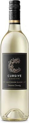 Cursive Signature Sonoma Country Sauvignon Blanc 750 ML