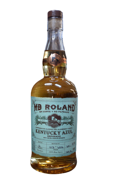 MB Roland Kentucky Azul 100% Blue Agave spirit 750ml bottle.