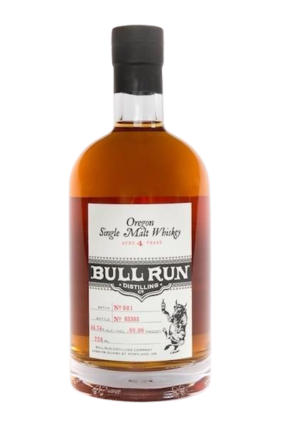 Bull Run Oregon Single Malt Whiskey 750 ML
