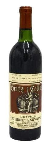 Heitz Cellar Cabernet Sauvignon Bella Oaks Vineyard Napa Valley 1988 wine bottle 750ml with elegant vintage label