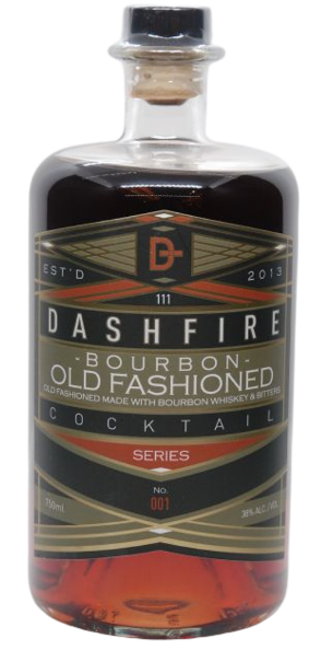 Dashfire Series No.001 Bourbon Old Fashioned cocktail bottle 750ml with bourbon whiskey and bitters