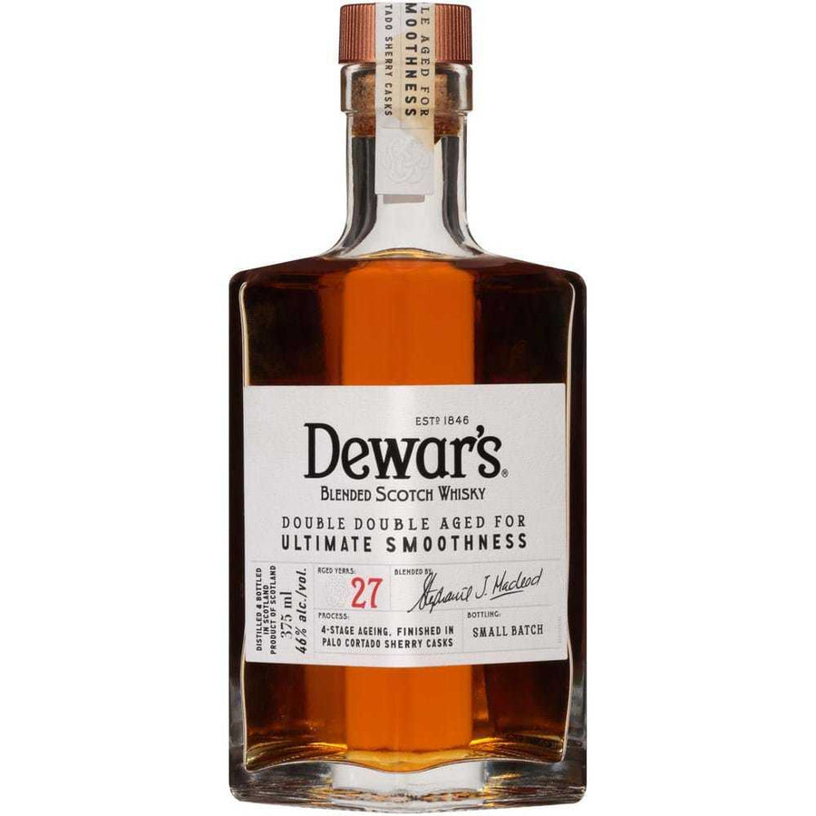 Dewar'S Blended Scotch Double Aged 27 Year 92 375 ML