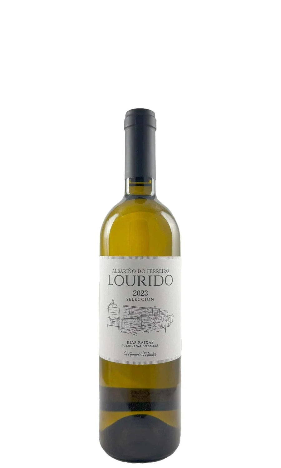 Do Ferreiro Albarino Lourido Rias Baixas 2023 white wine bottle with elegant label showcasing 750 ML premium Spanish wine
