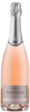Domaine Dominique Gruhier Cremant de Bourgogne Rose Brut 750ml French sparkling rosé wine bottle