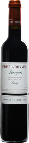 Domaine La Tour Vieille Banyuls Rimage 2023 fortified wine bottle with rich blackberry and cocoa notes
