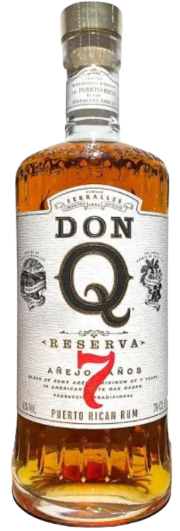 Don Q 7 Years Old Anejo Reserva Puerto Rican Rum 750 ML