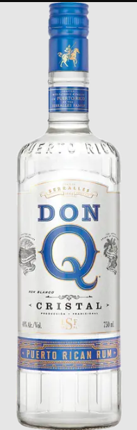 Don Q Cristal Puerto Rican Rum 1 L