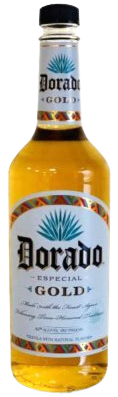 Dorado Especial Gold Tequila 1L bottle with golden amber tequila and traditional Mexican label