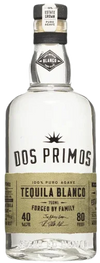 Dos Primos Tequila Blanco Tequila 100% De Agave 750 ML