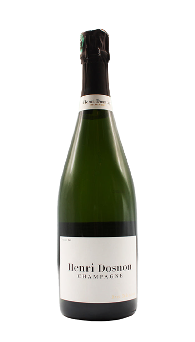 Bottle of Dosnon Champagne Brut Ephemere 750 ML with elegant green apple and citrus aromas