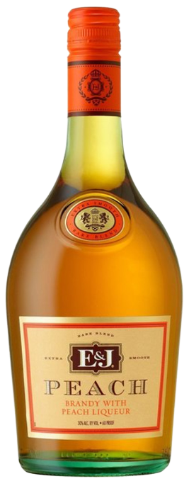 E and J Peach Brandy 750 ML