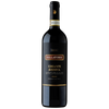 Dellatorri Chianti Riserva wine bottle on a gray background