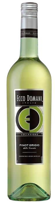 Ecco Domani Delle Venezie Pinot Grigio Collezione 750 ML wine bottle