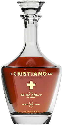El Cristiano Tequila Extra Anejo 8 Yr 80 750 ML