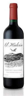 El Halcon Family Private Collection Cabernet Sauvignon 750ML bottle with red foil and white label featuring vineyard illustration