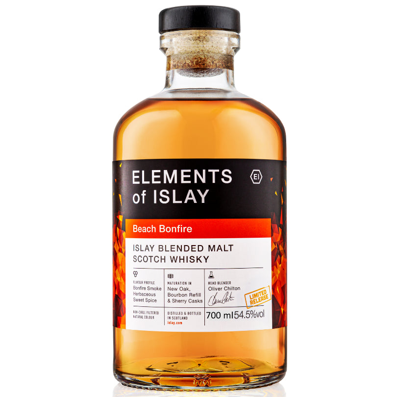 Elements of Islay Beach Bonfire Blended Malt Scotch Whisky 700 ML