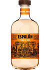Espolon Flor de Oro Reposado Tequila 750ml bottle with orange label and wooden cap