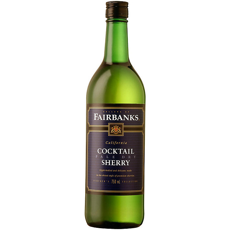 Fairbanks Pale Dry Cocktail Sherry California 1.5 L