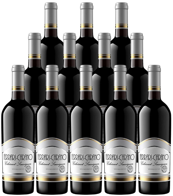 Ferrari Carano Cabernet Sauvignon Sonoma county 2022 750 ML (12 Bottles)