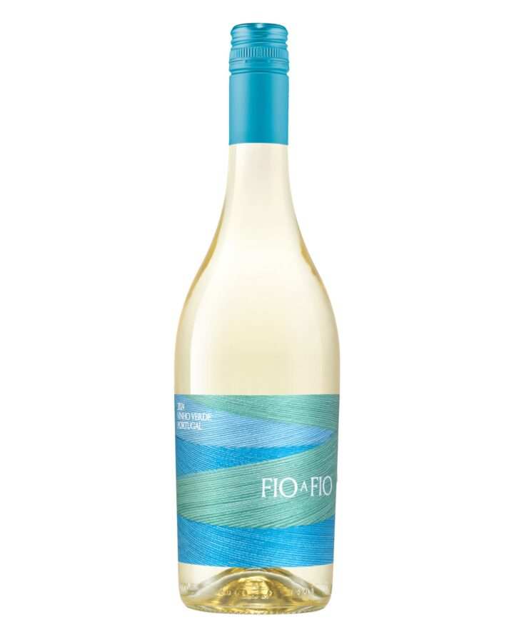 Bottle of Fio A Fio Vinho Verde 2024 750 ML white wine with citrus and green apple notes