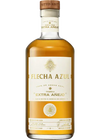 Flecha Azul Extra Anejo Tequila 750 ML bottle aged in bourbon barrels with amber liquid and white label
