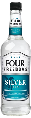 Four Freedoms Silver Rum 1.75 L