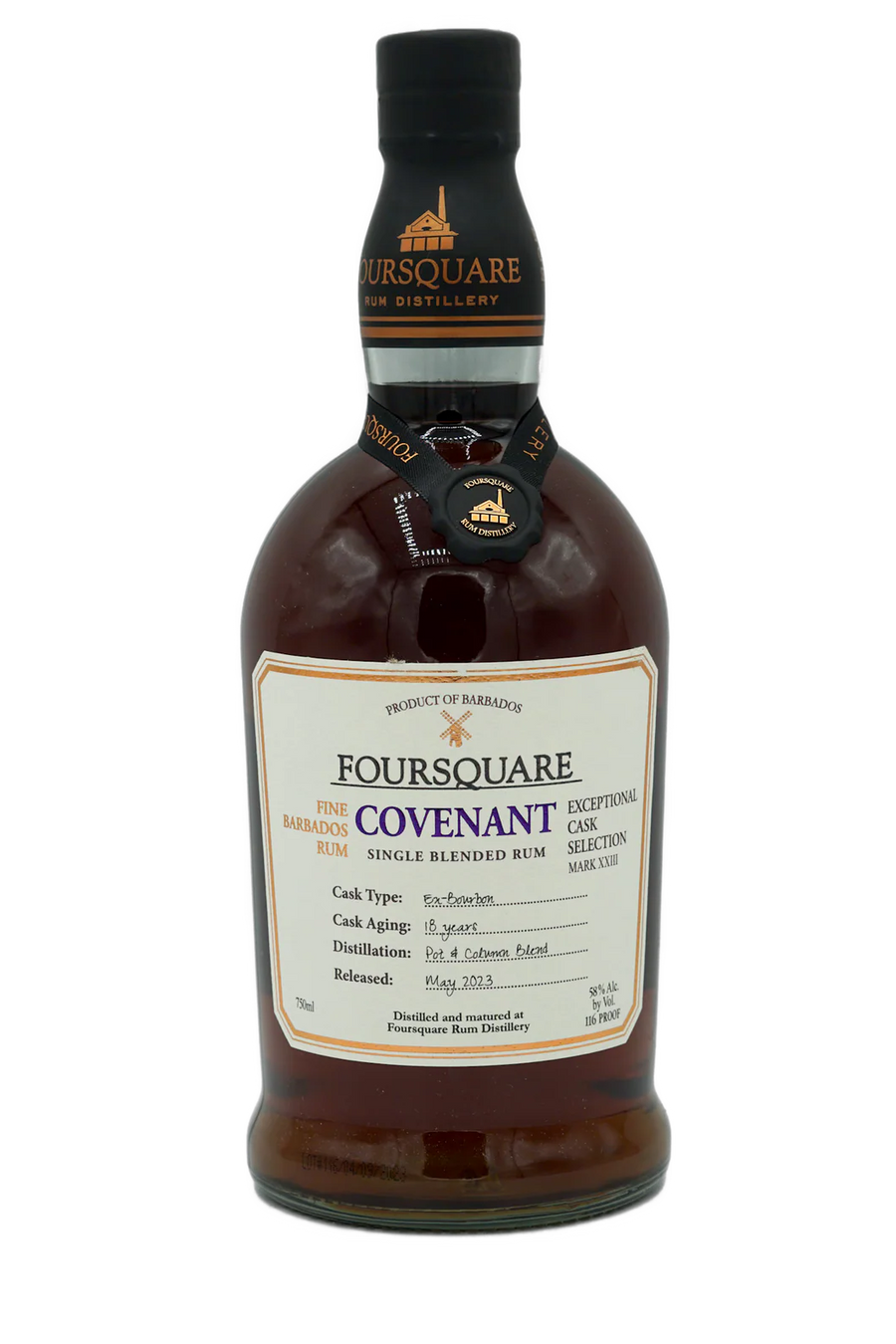 Foursquare Covenant Single Blended Rum 750 ML