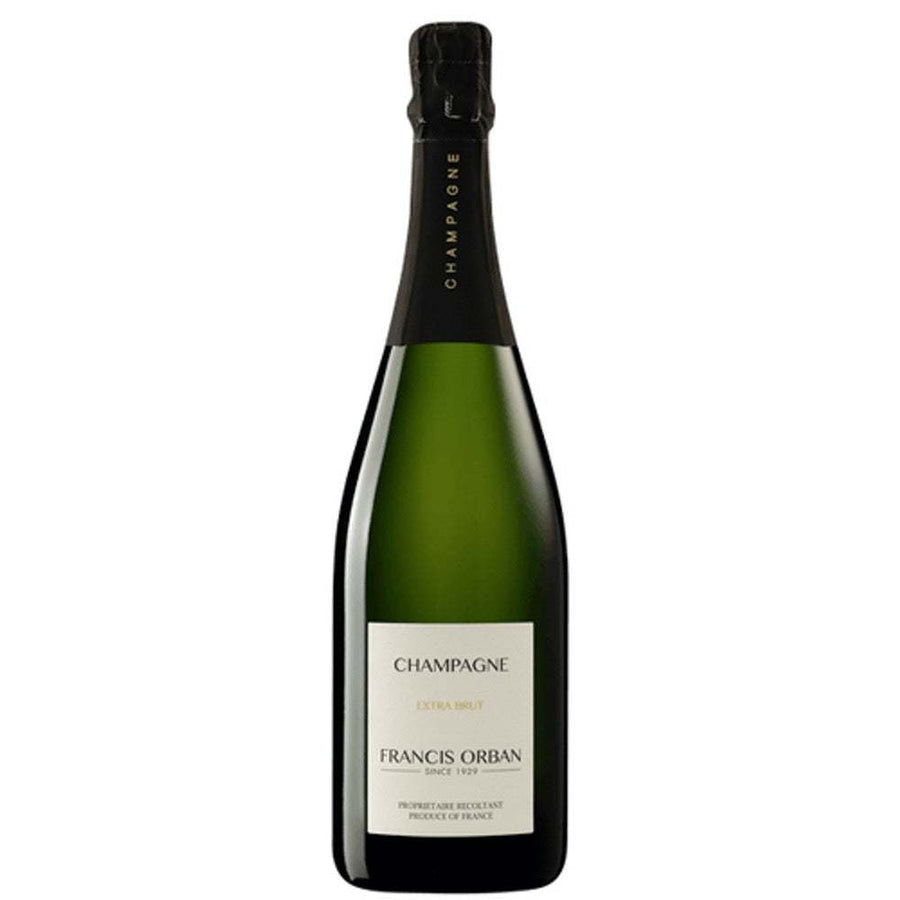 Francis Orban Champagne 750 ML bottle with pear and hazelnut notes from Marne Valley