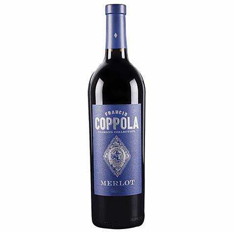 Francis Coppola Merlot Diamond Collection Blue Label California 750 ML