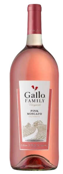 Gallo Family Vineyards Pink Moscato Twin Valley 750 ML – Sweet Blush Wine