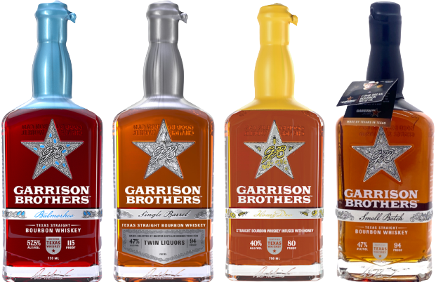Garrison Brothers Bourbon Whiskey Combo 750 ML (4 Bottle)