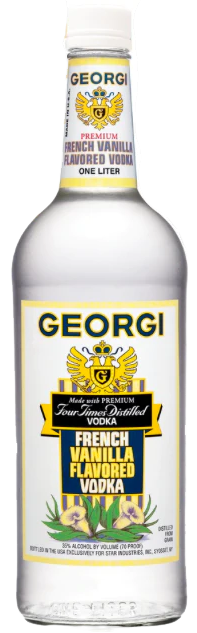 Georgi French Vanilla Flavored Vodka 1 L