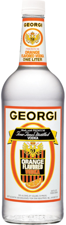 Georgi Orange Flavored Vodka 1 L