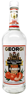 Georgi Peach Flavored Vodka 1 L