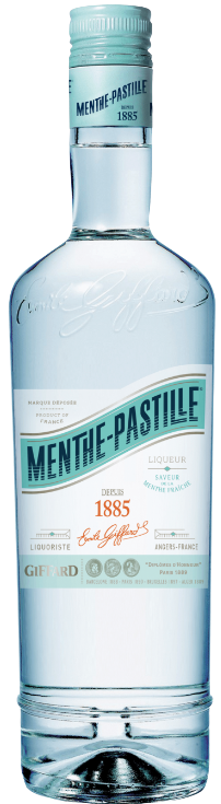 Giffard Menthe-Pastille 1L bottle clear mint liqueur French peppermint spirit