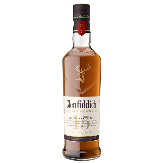 Glenfiddich 15 Year Old Solera Reserve Single Malt Scotch Whisky 750 ML