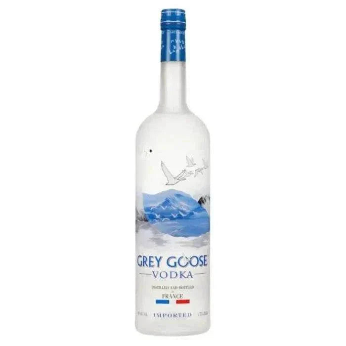 Grey Goose Vodka 80 1.75L bottle, premium French vodka.