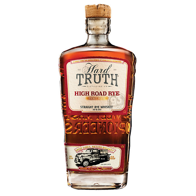 Hard Truth Straight Rye Whiskey High Road Sweet Mash 93 750 ML