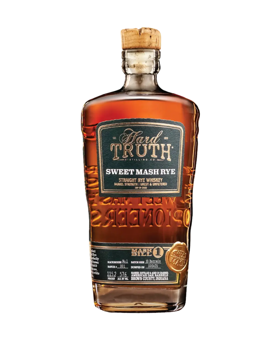 Hard Truth Sweet Mash Straight Rye Whiskey 750 ML