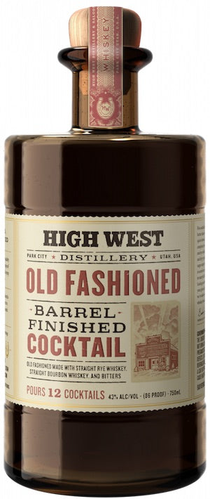 High West Distillery Barrel-Finished Old Fashioned Cocktail 750 ML