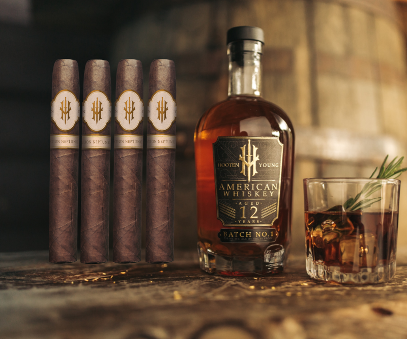 Hooten Young 12 Year 750ML & Operation Neptune Spear Toro 4-Pack Combo