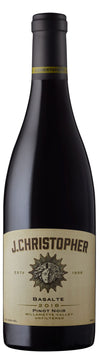 J. Christopher Pinot Noir Basalte Unfiltered Chehalem Mountains 2018 750 ML