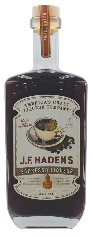 J.F. Hadens Small Batch Espresso Liqueur 750 ML