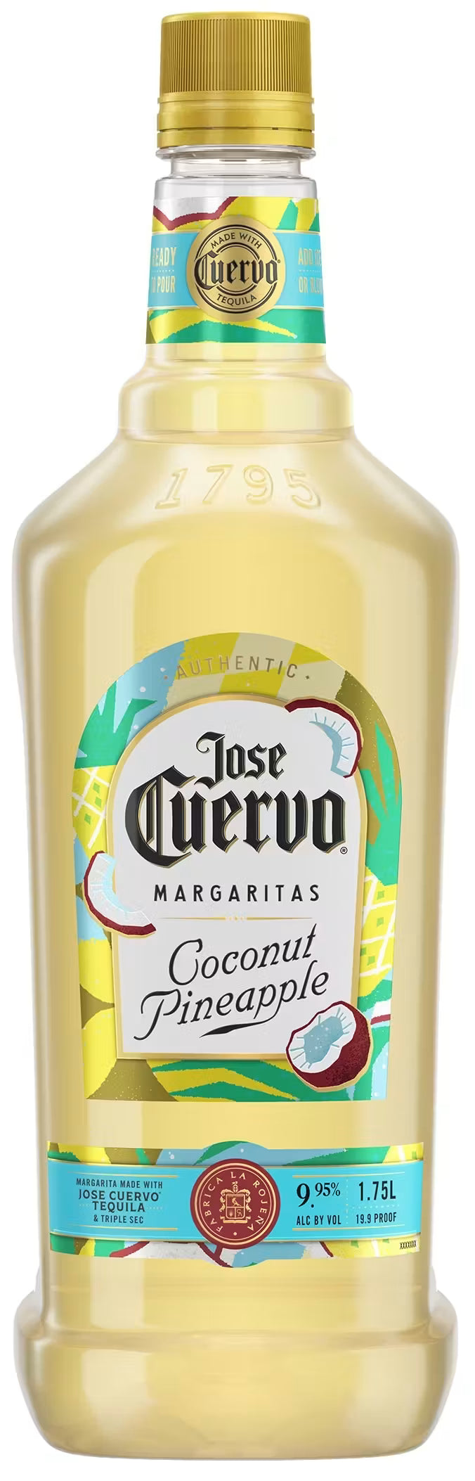 Jose Cuervo Authentic Coconut Pineapple Margarita 1.75 L