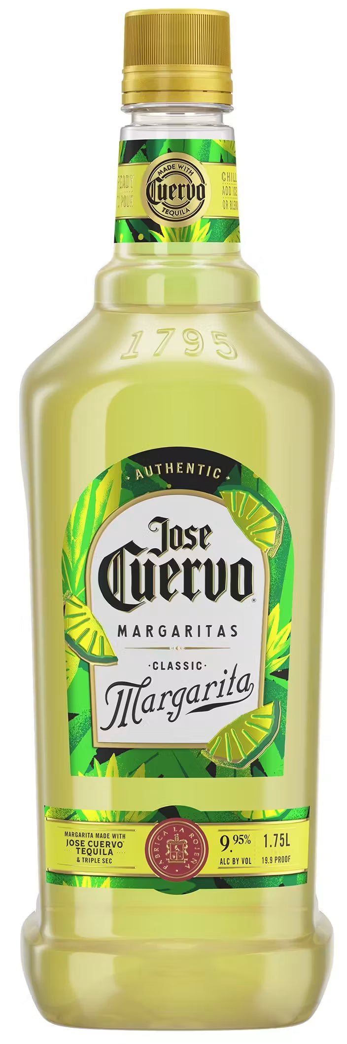 Jose Cuervo Authentic Margarita Classic Lime 1.75 L