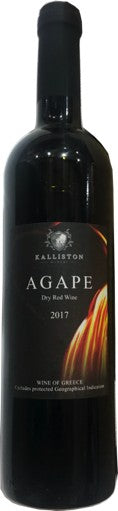 Kalliston Winery Cyclades Agape Dry Red Wine  750 ML