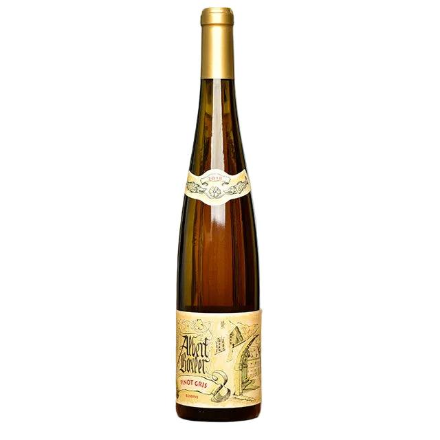 Albert Boxler Pinot Gris Brand Alsace Grand Cru 2023 white wine bottle showcasing rich, elegant Alsace terroir and stone fruit flavors
