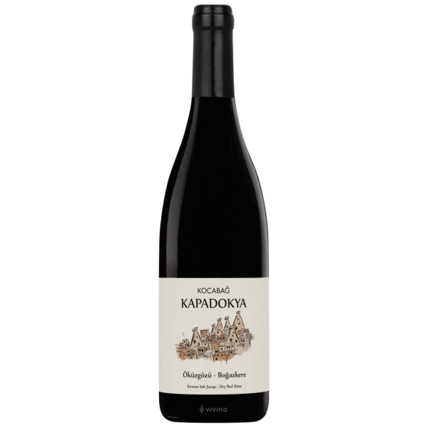 Kocabag Okuzgozu-Bogazkere Kapadokya Dry Red Wine 2023 750 ML