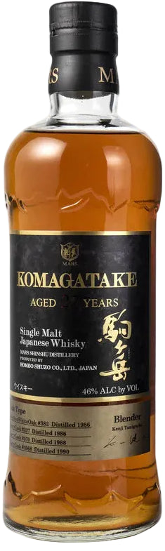 Komagatake 27 Years Single Malt Japanese Whiskey 750 ML