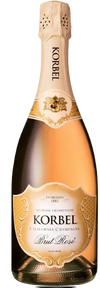 Korbel Champagne Cellars Brut Rose California Champagne 750 ML